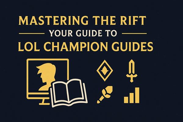 Mastering the rift - your guide to lol champion guides